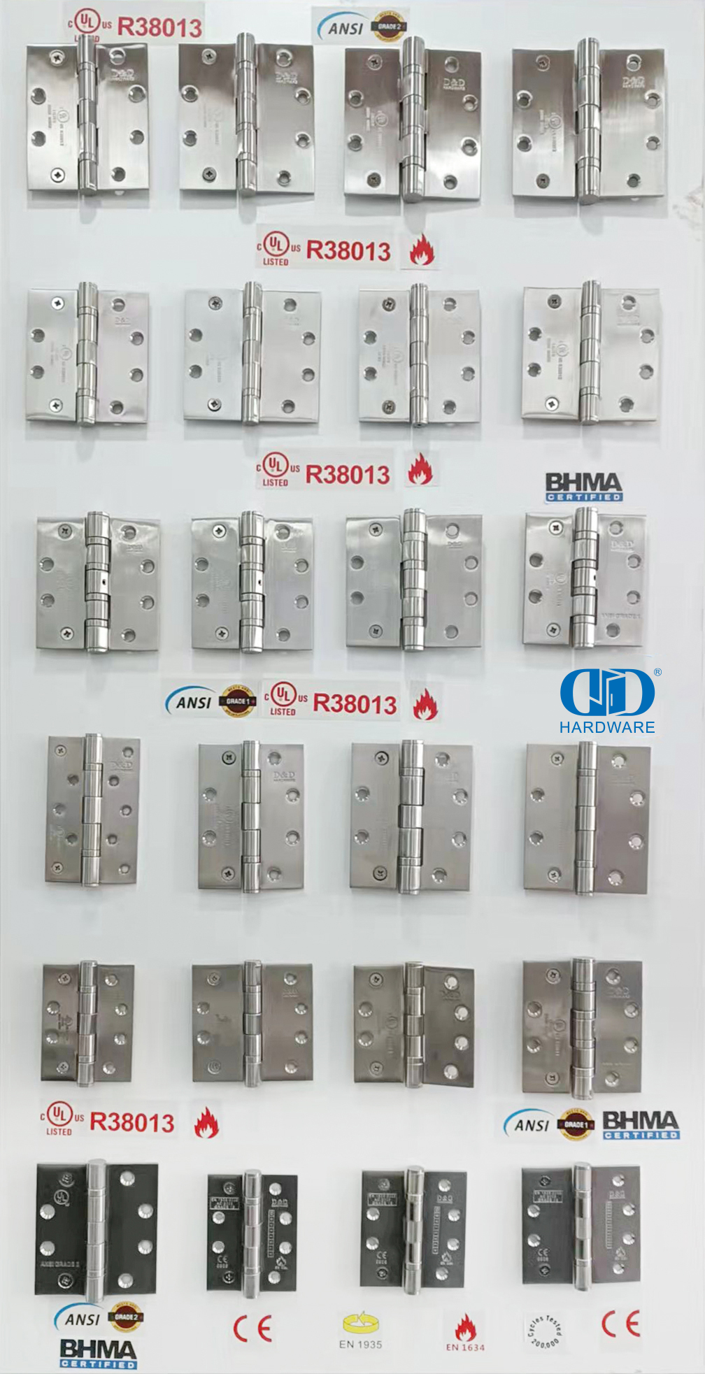 ANSI BHMA UL CE EN Fire Rated Door Hinge